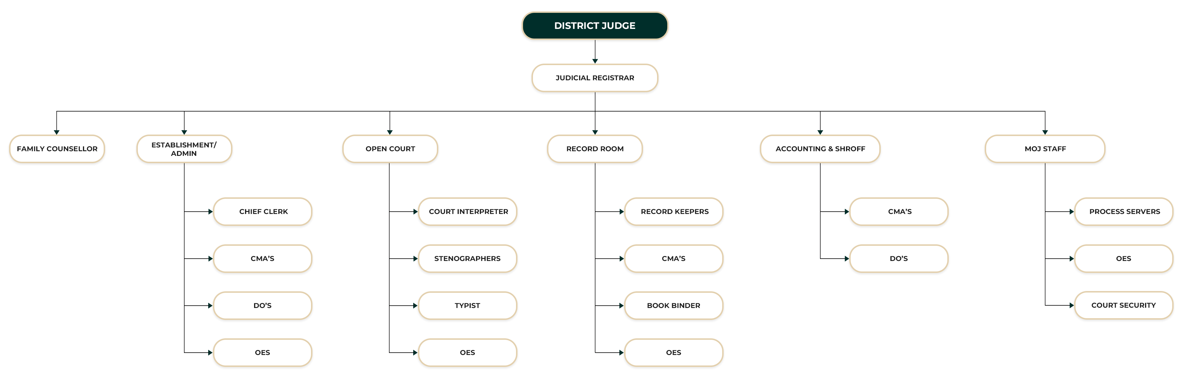 District Court Batticaloa ORGANIZATIONAL STRUCTURE